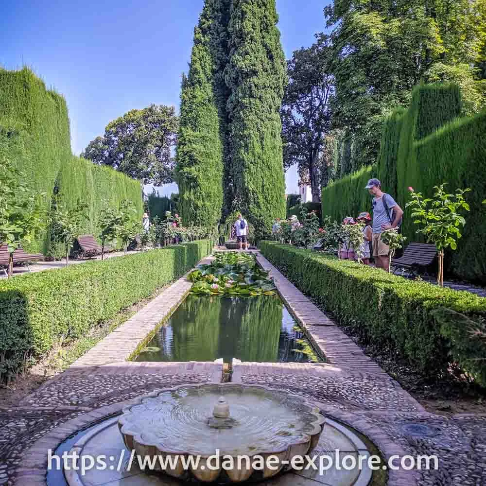 Jardins de Generalife, Alhambra