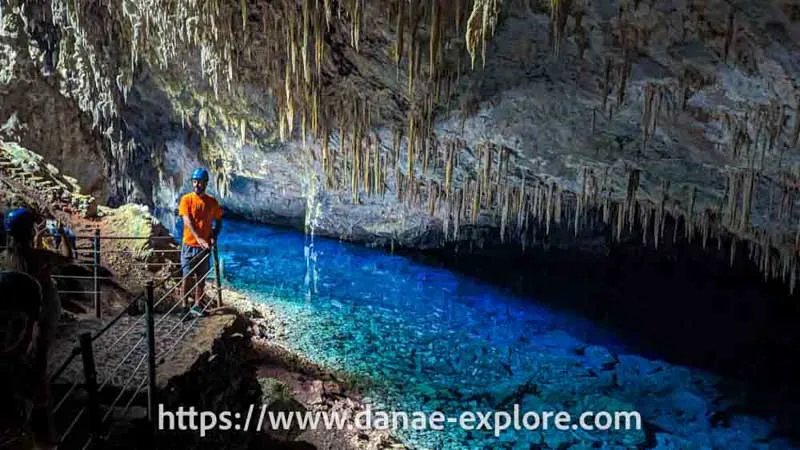 Lagoa Azul Cave, in Bonito, Mato Grosso do Sul