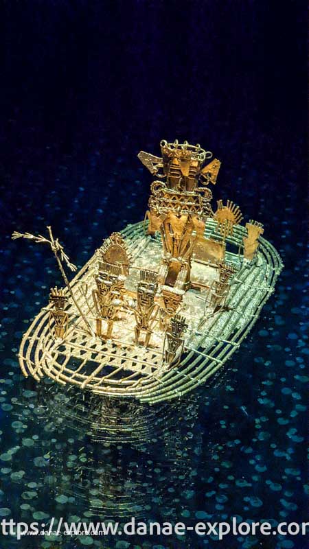 Balsa Muisca de las Ofrendas, Museo del Oro, Bogota