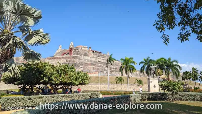 San Felipe de Barajas Castle and Fortress, in Cartagena de Indias Colombia