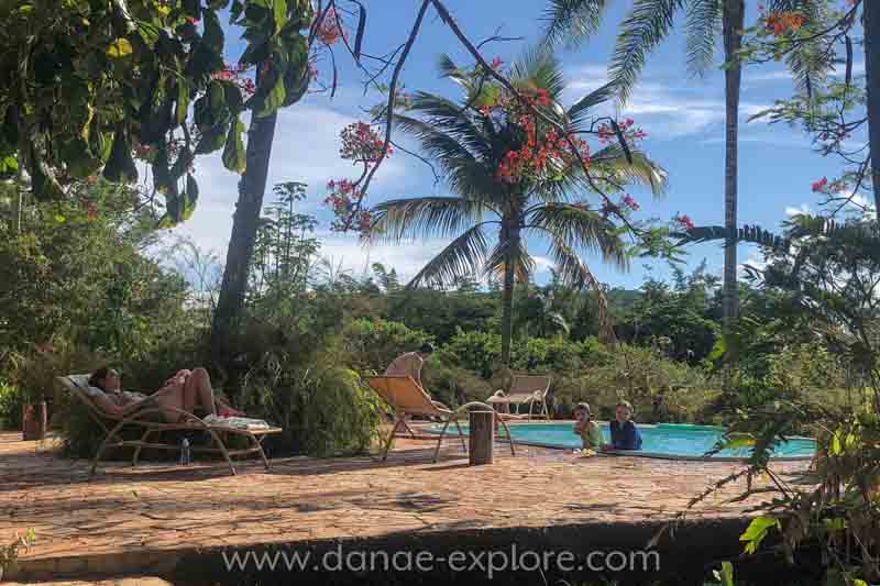 Piscina na Pousada do Parque, Chapada dos Guimarães, MT, Brasil