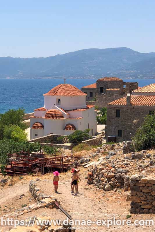 Casas históricas em Monemvasia, Grécia