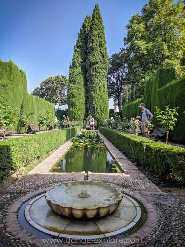 Jardins de Generalife Alhambra, Granada