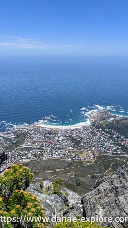 Cape Town seen from Table Mountain