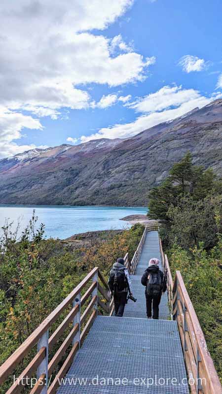 Passarelas em Perito Moreno - Circuito azul