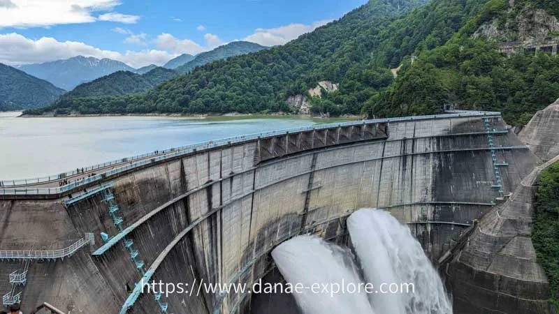 Kurobe Dam - Tateyama Kurobe Alpine Route, Japanese Alps, Japan