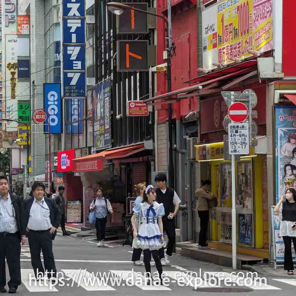Akihabara, in Tokyo, an area with excellent value for money for accommodation