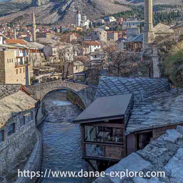 Crooked Bridge, Mostar, Bosnia Herzegovina