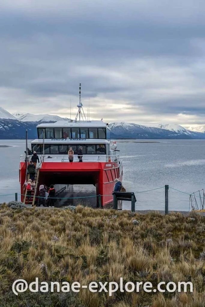 our boat, tour of the Beagle Channel