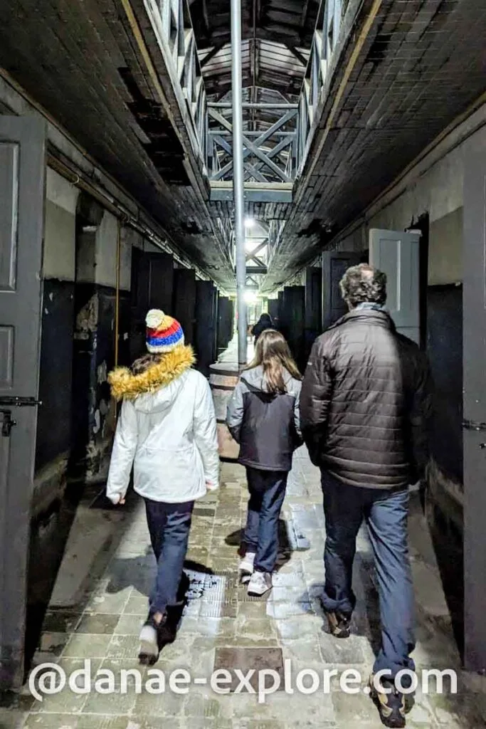 Ushuaia Maritime and Prison Museum - old wing, which has not undergone any changes since the prison was deactivated